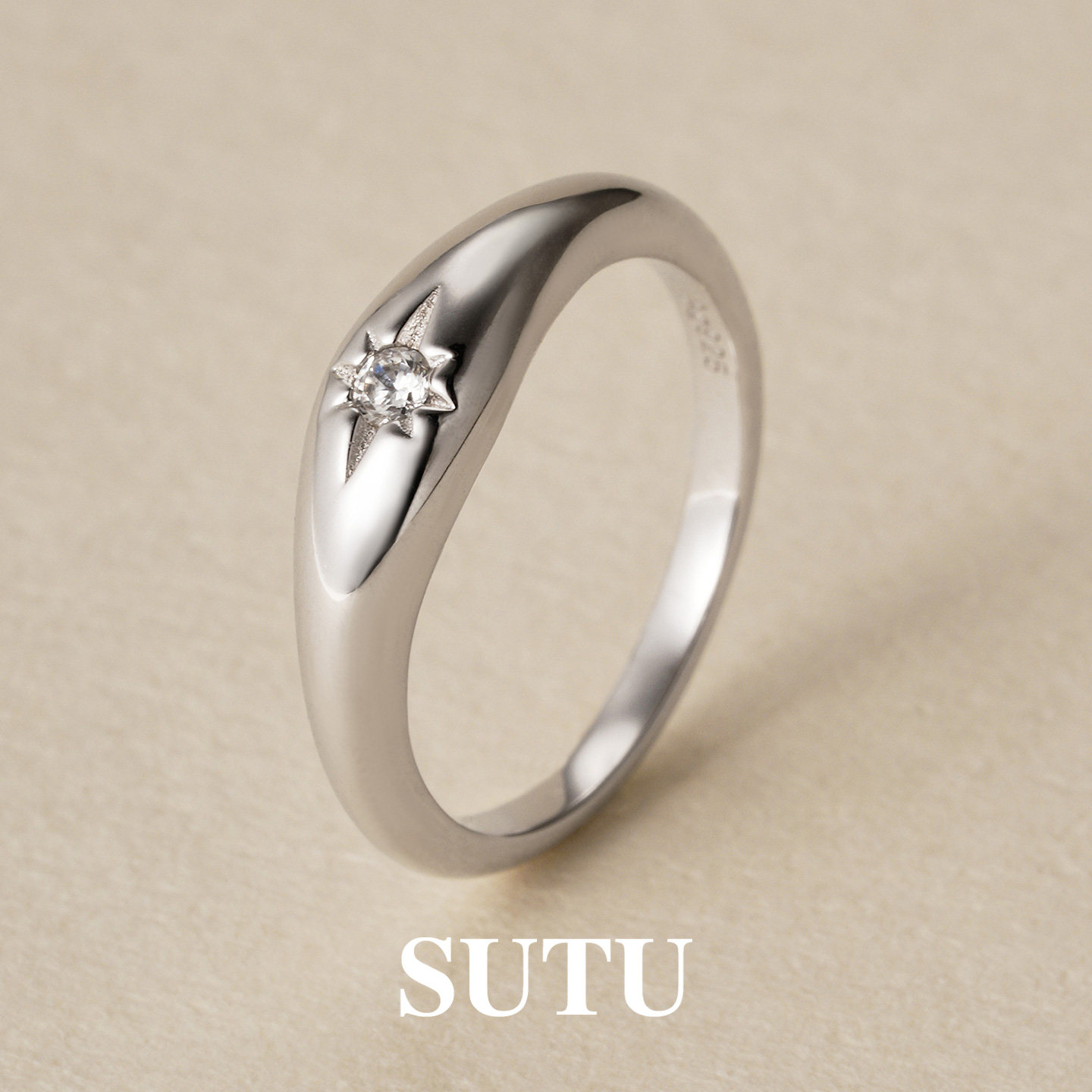 素图六芒星尾戒925纯银时尚百搭个性小众设计戒指女新款轻奢指环,饰品/流行首饰/时尚饰品新,戒指/指环,淘宝优惠券,粉丝福利购,淘宝优惠卷