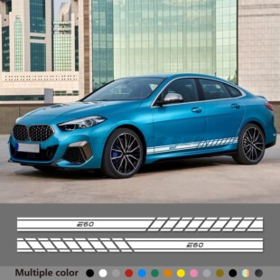 适用于宝马BMW侧裙贴纸 E87 E36 E46 E39 E34 E92E90汽车改装拉花