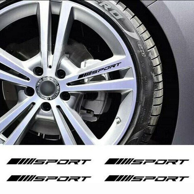 轮毂贴车轮轮缘运动赛车贴花sport条纹贴纸装饰保险杠赛车越野车