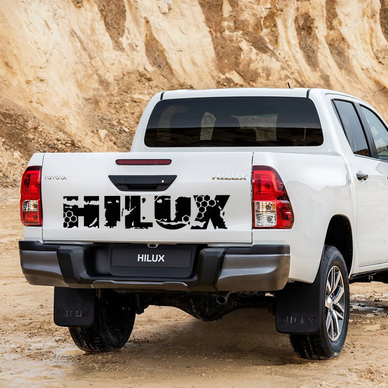 跨境TEMU亚马逊专供HILUX REVO车身贴越野皮卡车门贴纸