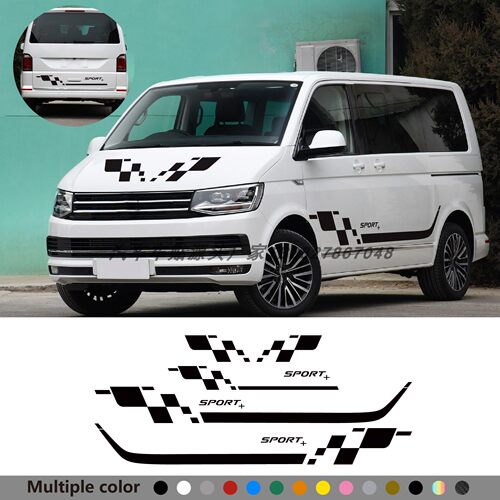 适用于大众VW迈特威Multivan T5 T6商务车车贴 车门贴车身贴拉花