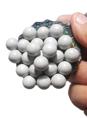 弹弓泥丸白色专用安全子弹8mm9mm10mm弹珠钢珠加重磁力泥球陶瓷