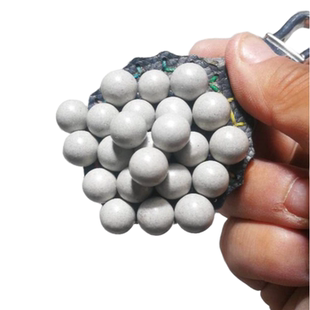 弹弓泥丸白色专用安全子弹8mm9mm10mm弹珠钢珠加重磁力泥球陶瓷