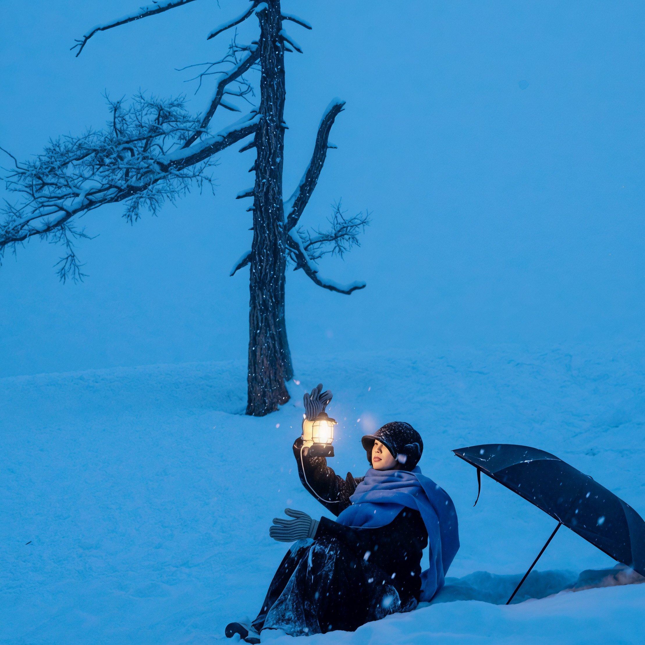 【出片神灯】新疆阿勒泰冬季户外雪景手持拍照蓝调氛围灯露营灯,户外/登山/野营/旅行用品,露营灯罩/露营灯配件,淘宝优惠券,粉丝福利购,淘宝优惠卷