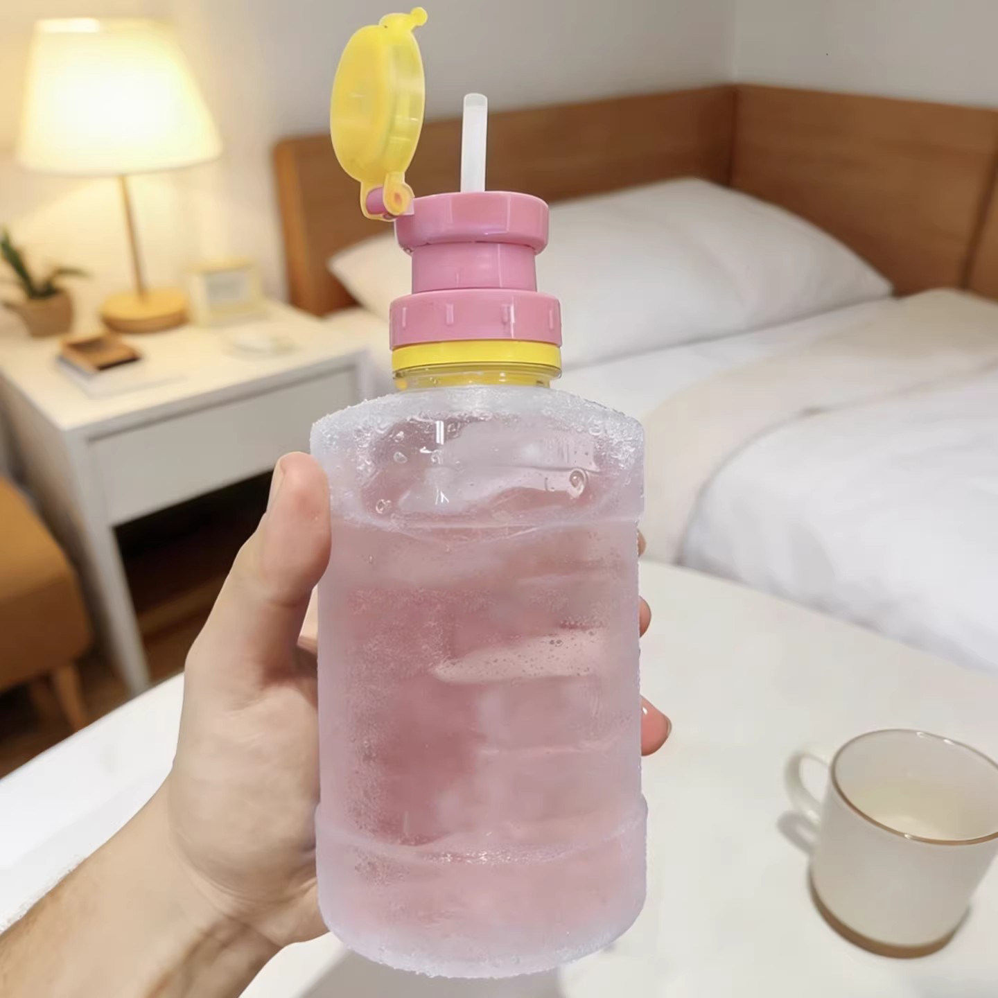 吸管瓶盖转换头通用矿泉水吸管盖饮料瓶三合一便携防呛水外出便携