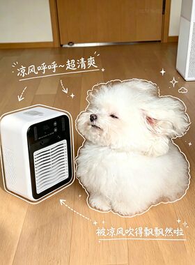 宠物降温风扇夏季猫咪风扇降温神器狗狗专用宠物用品小型迷你卡通