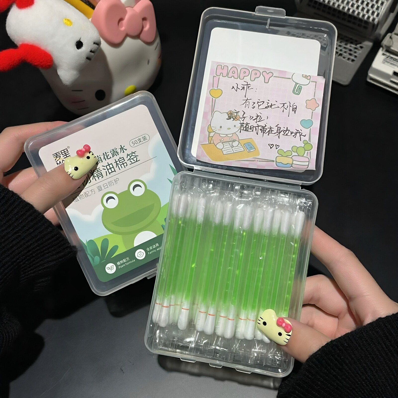 【独立包装】一次性花露水棉签户外便捷夏季驱蚊舒痒植物精油止痒
