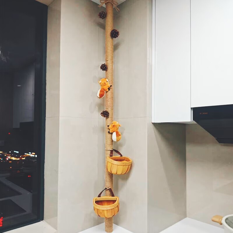 厨房天然气管燃气管美化创意空调管遮丑阳台消防下水管道装饰森系