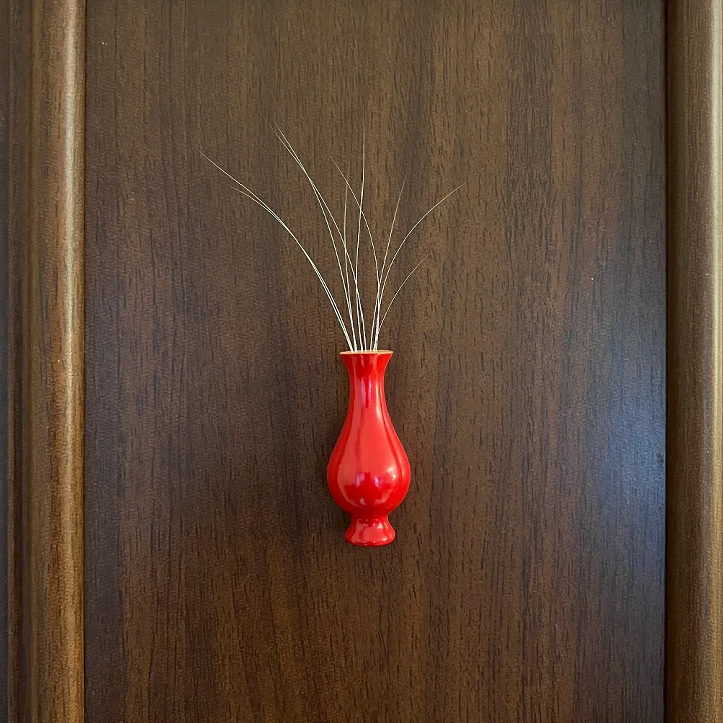 猫咪胡子胡须收集瓶收集器猫毛收纳装饰挂件迷你花瓶磁吸冰箱贴