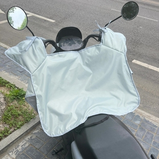 电动车挡风被夏款薄款纯色防水防晒防紫外线2024新款四季通用女士