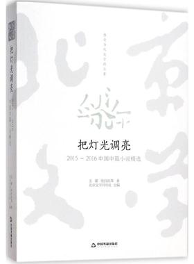 正版把灯光调亮20152016中国中篇小说精选北京文学月刊社著