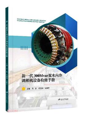 正版新一代300Mvar双水内冷调相机设备检修手册马龙代海涛宋臻吉编