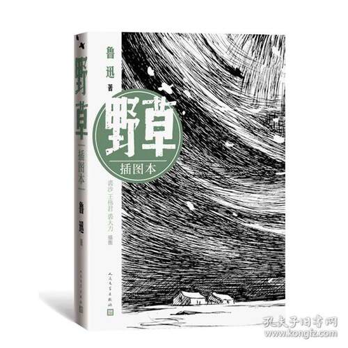 正版野草插图本一部瑰奇之作鲁迅著裘沙王伟君裘大插图