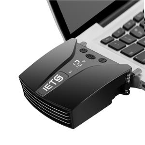 IETS六代笔记本抽风式散热器侧吸式智能降温电脑散热风扇1415.6寸