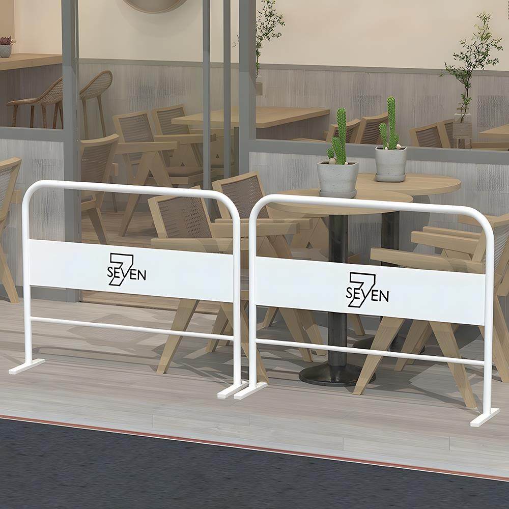 户外金属围挡商铺门口防停车栅栏奶茶店外摆围栏隔断广告护栏定制,商业/办公家具,挡板/围挡,淘宝优惠券,粉丝福利购,淘宝优惠卷