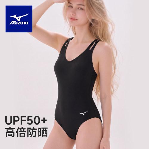 美津浓泳衣女士训练竞速游泳套装