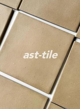 Asttile意大利进口美拉德中古风奶咖色仿古地砖客厅阳台瓷砖200