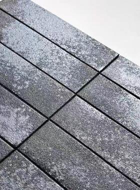 Asttile孟菲斯金属釉手工砖餐饮商铺背景墙砖户外长条砖60x225