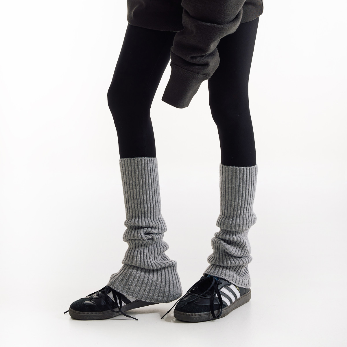灰色袜套堆堆袜秋冬配鲨鱼裤女长款加厚小腿腿套保暖韩系针织毛线,女士内衣/男士内衣/家居服,长筒袜,淘宝优惠券,粉丝福利购,淘宝优惠卷