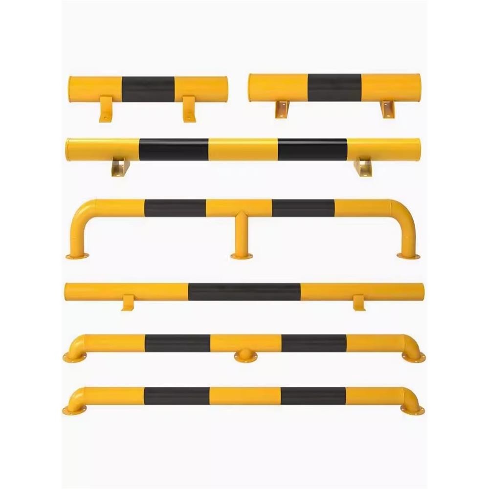 钢管U型护栏防撞杆马路隔离护栏阻车挡车器停车桩车位车拦车定制