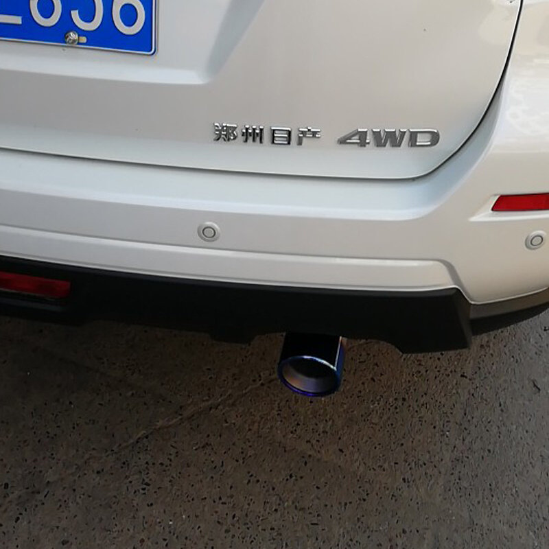 。新途达尾喉烟管尾嘴 途达排气管改装烟管消声器不锈钢装饰尾气