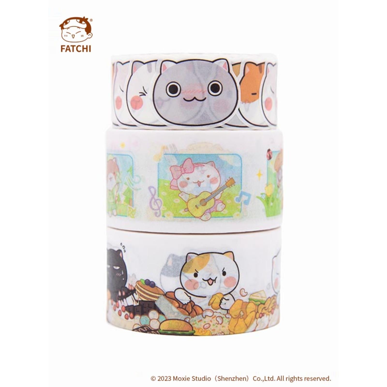 萌想诚品【纸胶带】如果历史是一群喵肥志官方周边喵咪卡通贴纸