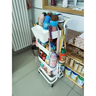 儿童水杯架置物架幼儿园保温杯储物架户外收纳架手推车学生口杯架