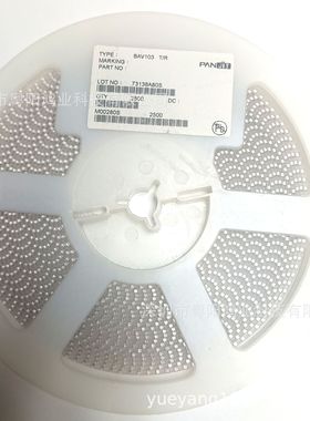 2.5K/盘BAV103 T/R  LL4148 1N60P  强茂 ST 开关二极管贴片SOD80