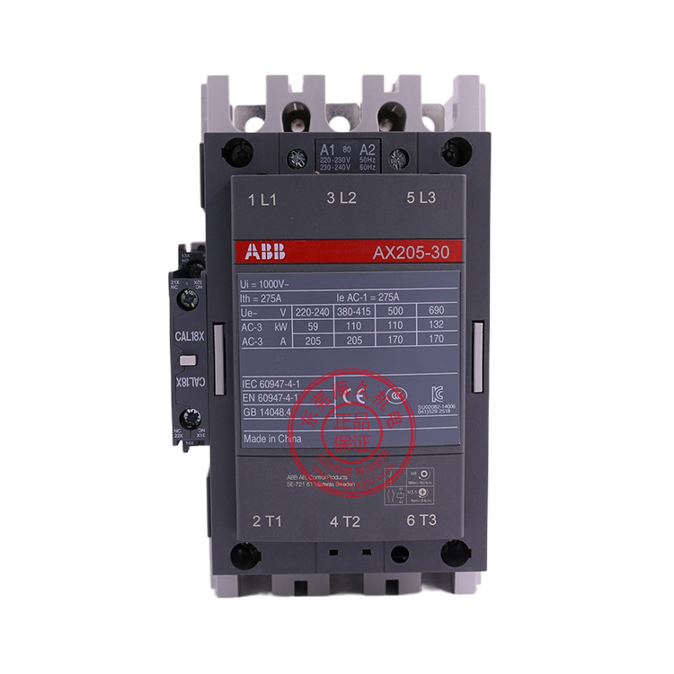 AX205-30-11-80 abb交流接触器AX系列 10139728 1SFL501074R8011