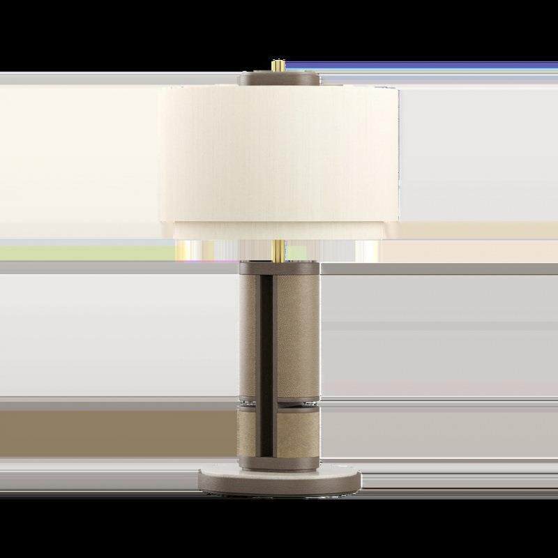 台灯客厅大气家用简约美式仿古新款沙发USB充电卧室床头灯