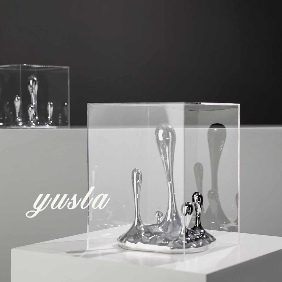 简约现代客厅电视柜餐厅柜样板间酒店别墅展厅玄关柜摆件软装饰品