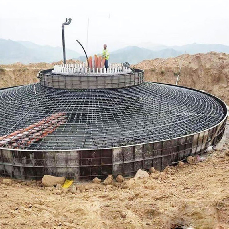 现浇筑风电基础钢模具底盘模具预制风力太阳能混凝土发电底座模板