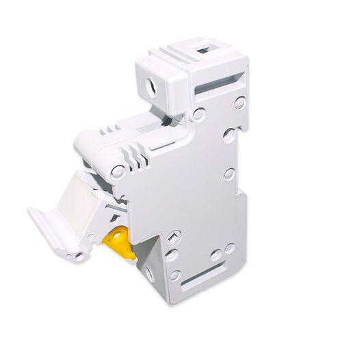 铜件RT18-125AM 1P 125A 2P卡轨熔断器底座22*58 R017导轨式底座