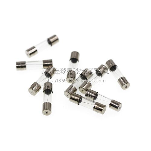 玻璃保险丝保险管熔断器包盒5*20mm 0.5A-30A 250V 10种一共100只