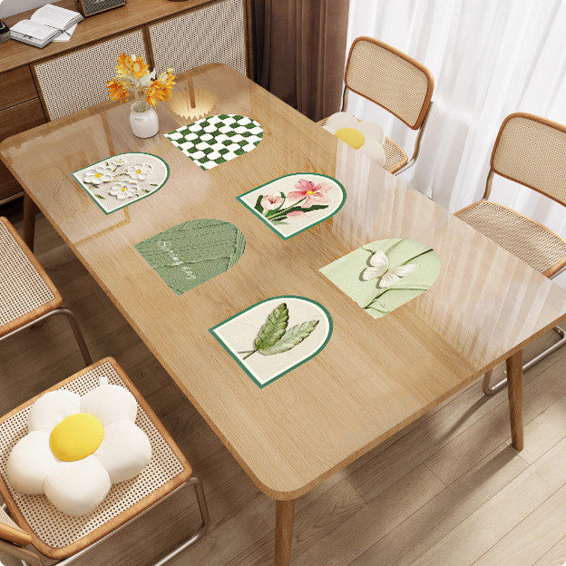 桌布免洗防水防油防烫PVC长方形奶油风免洗高级感餐桌垫茶几台布,居家布艺,桌布,淘宝优惠券,粉丝福利购,淘宝优惠卷