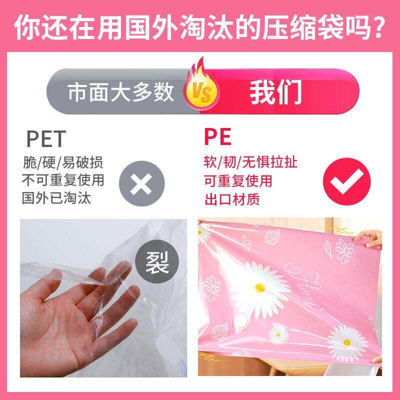 热销加厚抽气真空收j纳袋装棉被子套装衣物压缩袋大号特大号送电