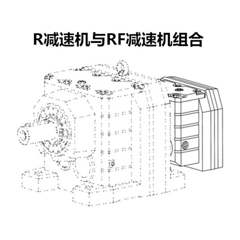 热销立卧式直角转角斜伞齿轮减速电机马达R47/R57/R67/R77YB160S4