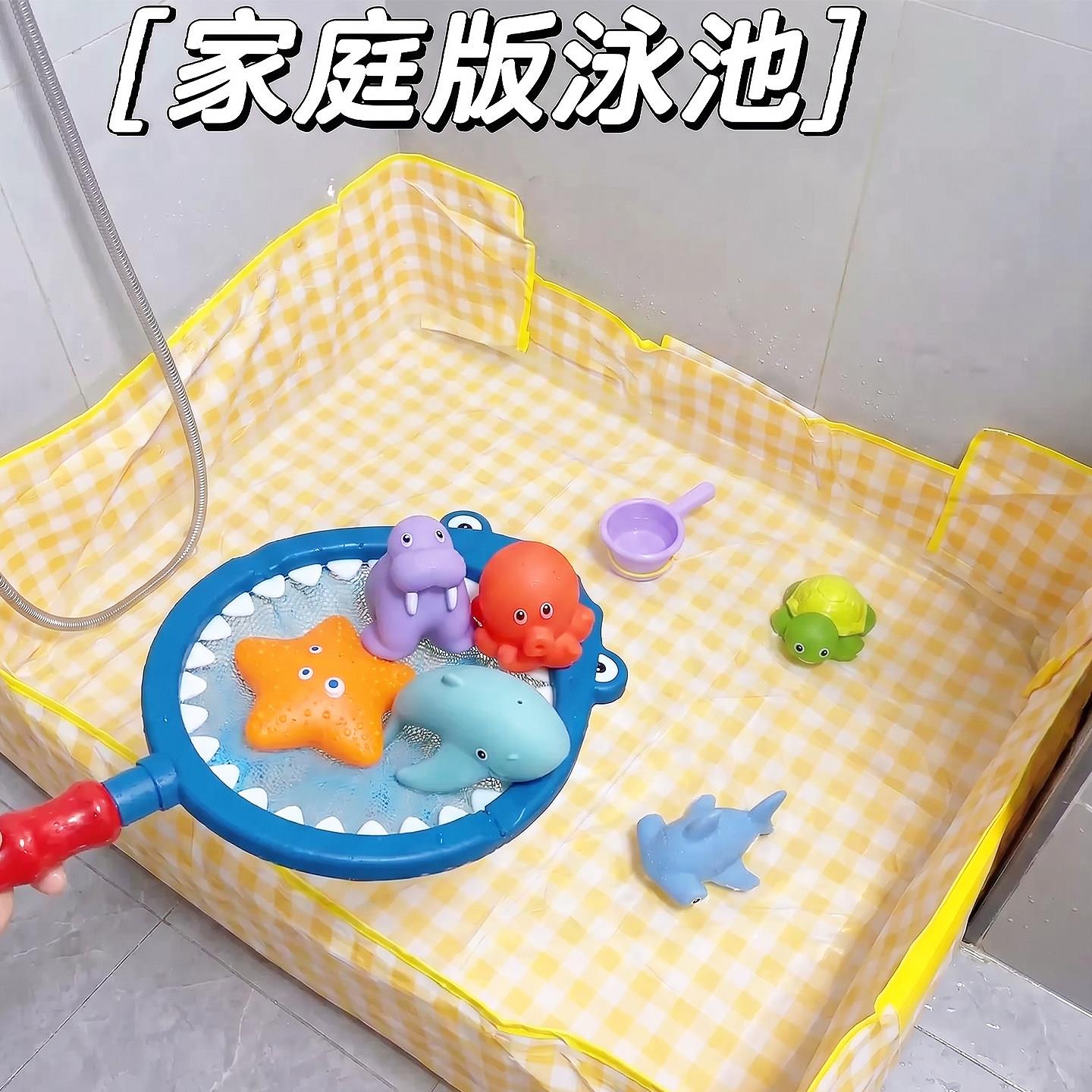 宝宝室内地垫儿童玩沙戏水可擦洗便携式防水垫自制浴室折叠游泳池