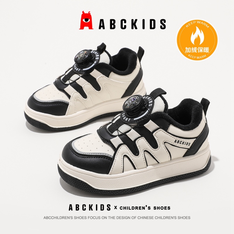 ABCkids儿童冬季加绒板鞋