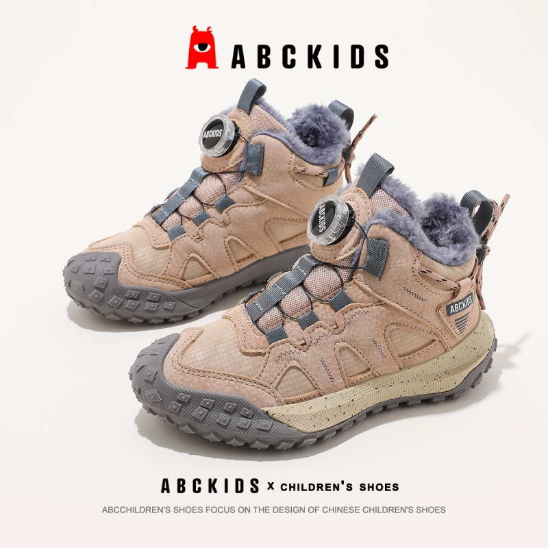 ABCkids儿童棉鞋冬季加绒保暖
