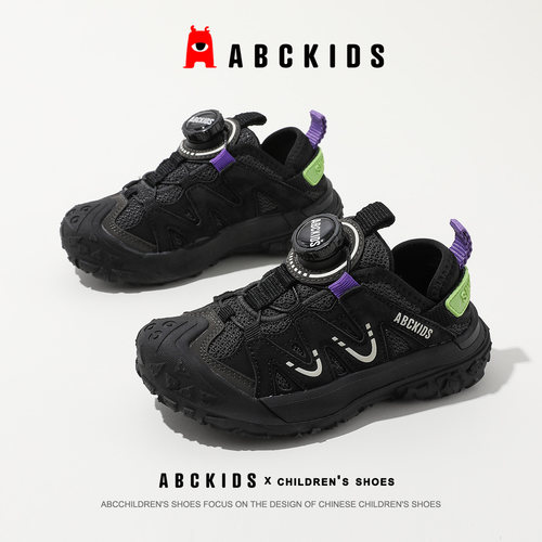 ABCkids黑色运动鞋儿童鞋