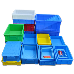 周转箱长方形收纳盒塑料零件盒螺丝储物箱五金工具盒子物流胶箱子