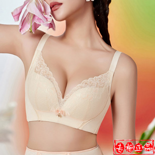 西维娅内衣官方正品无钢圈桑蚕丝中厚AB杯聚拢调整型文胸S779-10