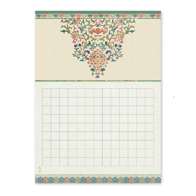 懿心阁a4传统古典花纹创意硬笔软笔书法作品纸方格古诗空白加厚书法纸小学生成人比赛练字钢笔字专用纸中国风