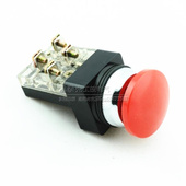 Φ25mm TBM 红 Φ30mm 绿 点动自复位蘑菇头按钮开关TBM