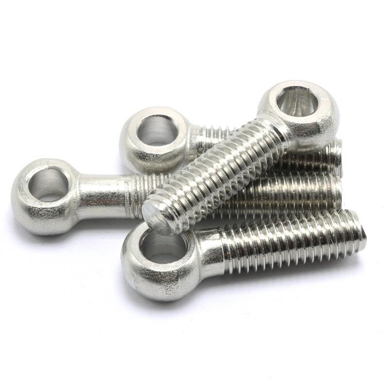 201不锈钢O型吊环活节螺丝活接鱼眼螺栓带孔M6M8M10M12*30x50x100