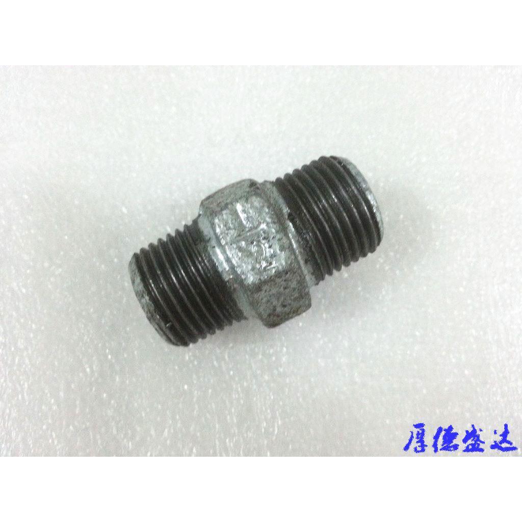 对丝赣玛国标对丝接头玛钢镀锌外丝对丝接头丝口加厚管件DN15-100