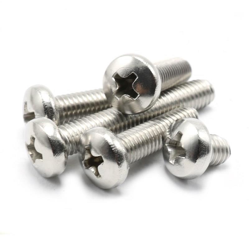 M2 M2.5 304不锈钢十字盘头螺丝PM圆头螺钉*3x4x5x7x8x9x10x14x18