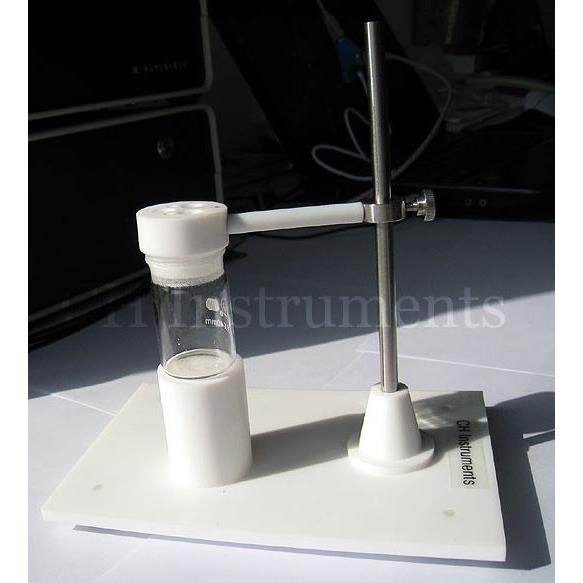 辰华CHI220 简单电极架 电解槽支架 电极台架 玻璃电解杯 电极帽