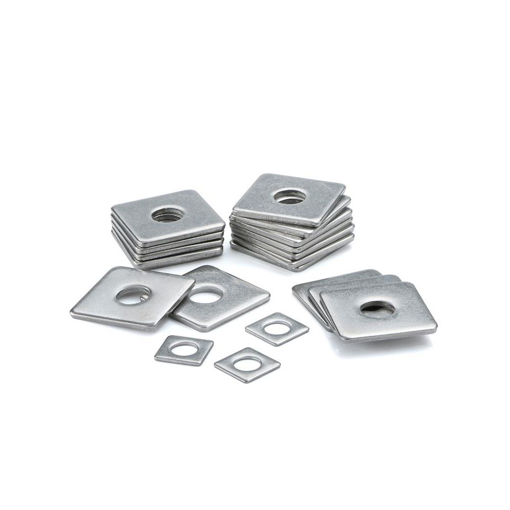 304不锈钢加大加厚四方垫片正方形平垫圈幕墙专用M3M4M5M6M8M10mm